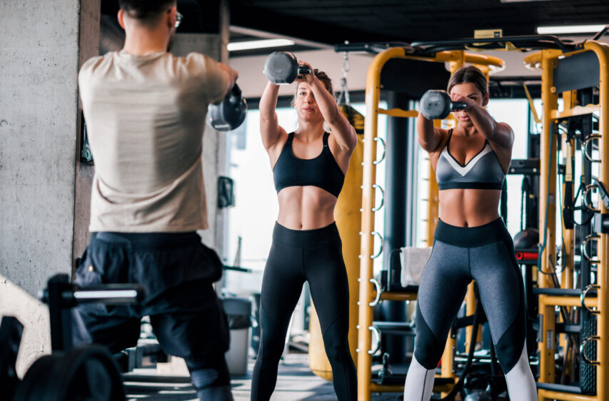 One of the best ways to stay motivated at the gym is to set realistic goals so you can really feel like you're making progress. Set short-term, realistic goals